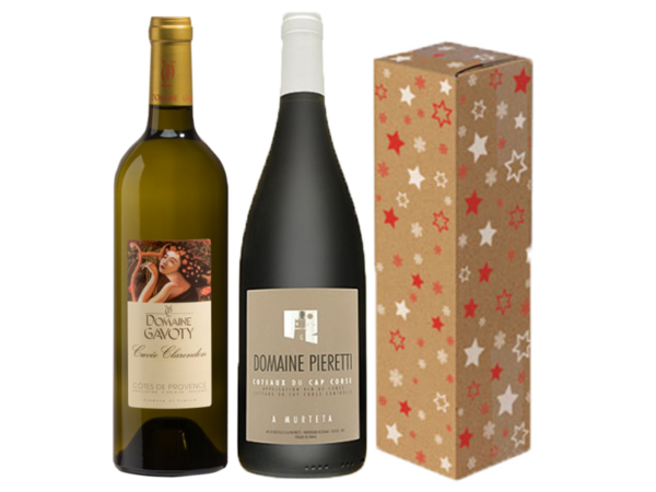 Coffret cadeau Mère Noel - D'or et de vin