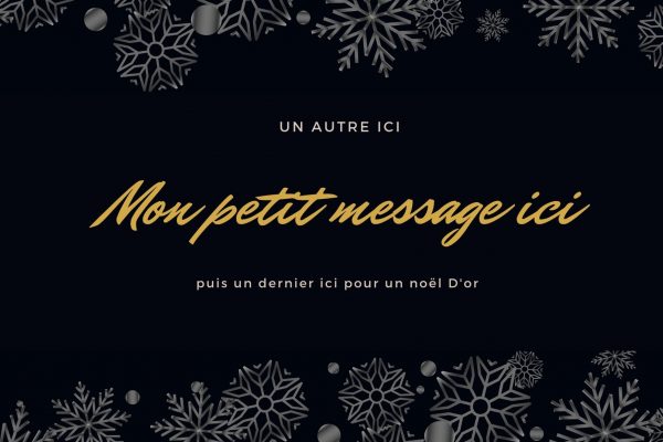 Offrir du vins d'exception personnalisé - Joyeux noël D'or - D'or et de vins